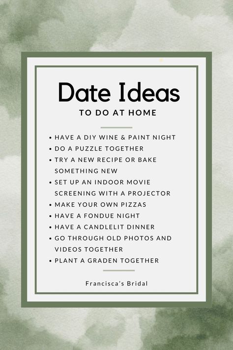 Romantic Date Ideas To Do At Home: 30 Fun Date Ideas for Couples #CoupleActivities #DateIdeas #QualityTime #AdventureTogether #RelationshipGoals #FunForTwo. https://whispers-in-the-wind.com/25-date-night-ideas-to-reignite-the-spark-budget-friendly-2/?date307 This Or That Date Ideas, Free Dates For Couples, Fun Date Ideas For Couples, Dates At Home, Date Night Couple, Romantic Home Dates, Couple Date Ideas, Date Ideas At Home, Cheap Dates