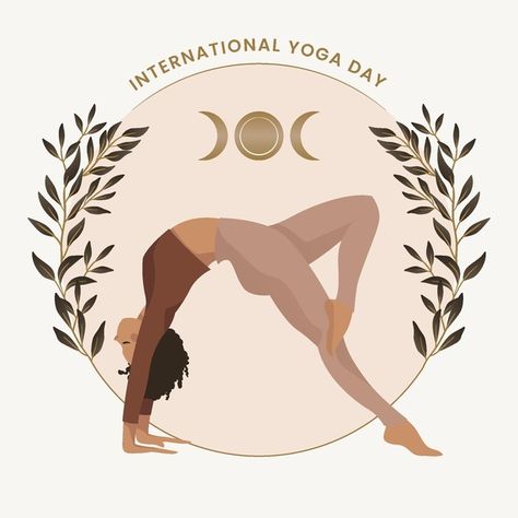 Organic flat international day of yoga illustration Free Vector Yoga Vector, Yoga Painting, International Day Of Yoga, Yoga Drawing, Yoga Images, Yoga Illustration, Photos Quotes, Yoga Wall Art, Yoga Prints