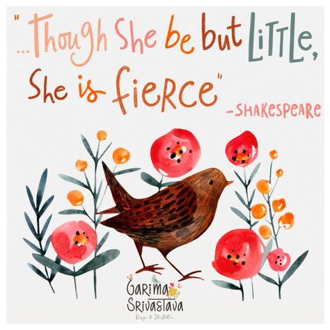 Color Doodles, Words For Women, Motivating Words, Art And Writing, Bird Feeding, Watercolor Birds, She Is Fierce, My Grandson, Illustration Ideas