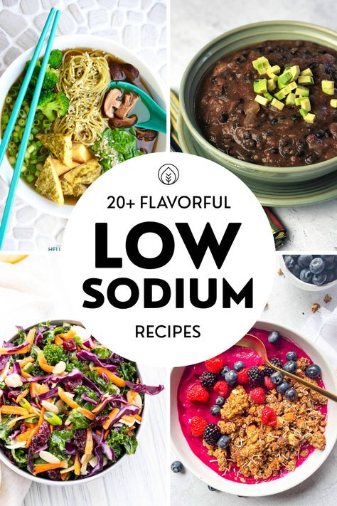 Low Sodium Plant Based Meals, Vegetarian Kidney Friendly Recipes, Low Sodium Sweet Potato Recipes, Salt Free Diet Low Sodium Recipes, Low Sodium Meals Easy, Low Sodium Meals, Low Sodium Recipes Heart, Salt Free Recipes, Heart Healthy Recipes Low Sodium