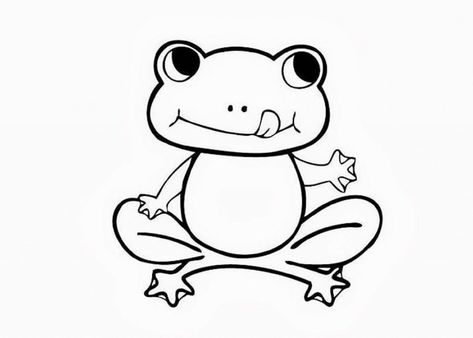 Cute Frog Coloring Sheets | 101 Activity Frog Line Drawing, Line Drawing Simple, Frog Coloring, Frog Coloring Pages, Baby Frog, Frog Pictures, Frog Drawing, Drawing Simple, Easy Coloring Pages