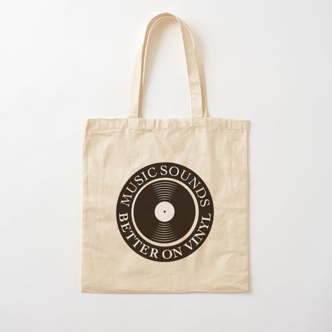 Dj Quotes, Handmade Packaging, Music Logo, Band Music, Vinyl Designs, Bag Design, Print Tote, Tote Bag Design, Printed Tote Bags