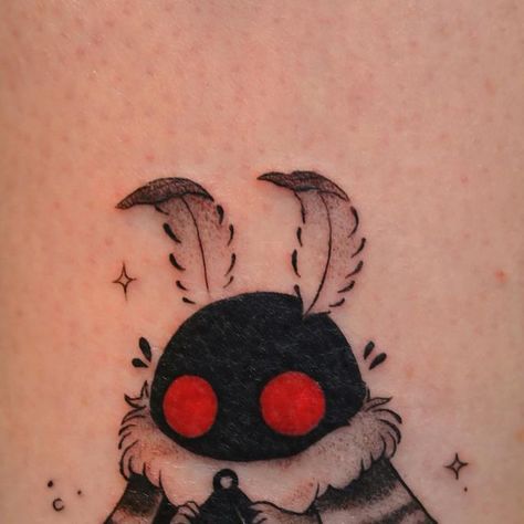 Mothman Makeup, Cute Mothman Tattoo, Mothman Doodle, Mothman Tattoo Traditional, Mothman Cute, Mothman Tattoo, Mothman Art Cute, Artist Life, Tattoo You