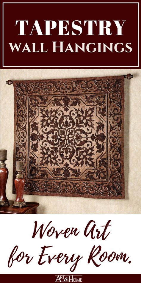 Wall Tapestry With Mirror, Retro Room Design, Woven Tapestry Art, Fantasy Crafts, Moody Victorian, Heritage Wall, Woven Tapestry Wall Hangings, Steampunk Wall Art, Faux Iron