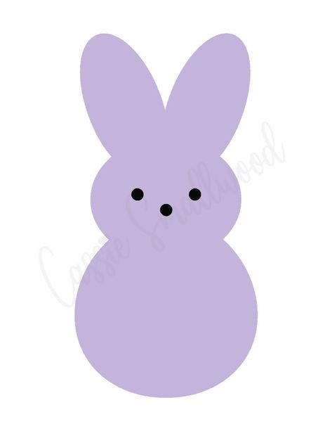 large peeps bunny template free printable pdf Classroom Door Decorations For Christmas, Easter Classroom Door, Door Decorations For Christmas, Printable Art Templates, Peeps Crafts, Classroom Door Decorations, Easter Bunny Template, Easter Classroom, Bunny Templates