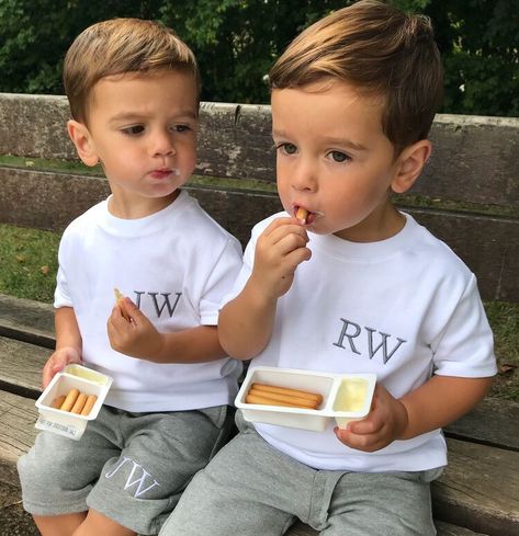 Baby Haircut, Toddler Haircuts, Twin Baby Boys, Kids Goals, Cute Twins, Twin Boys, Baby Boy Fashion, Twin Babies