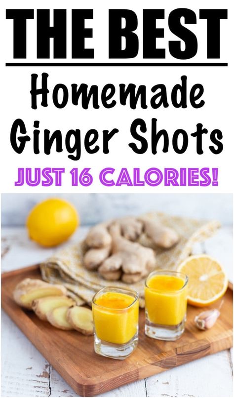 Ginger Shots for Weight Loss Ginger Shot Benefits, Health Shots, Ginger Shot Recipe, Lemon Shots, Ginger Shots, Health Benefits Of Ginger, Ginger Shot, Wellness Shots, Ginger Benefits