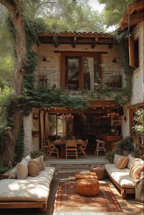 Charm Aesthetic, Aesthetic House, Outdoor Patio Decor, Dream House Interior, Style At Home, Dream House Exterior, Wooden House, Dream House Decor, House Designs