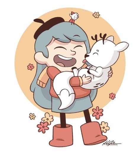 Hilda Concept Art, Hilda And Twig, Alfur Hilda Fanart, Hilda Animation, Hilda Art Style, Hilda Drawing, Hilda Cartoon, Hilda Fanart, Hilda Netflix