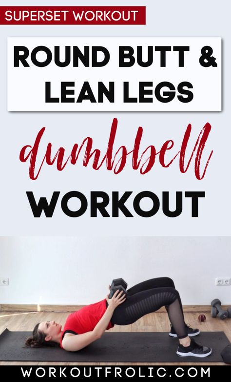 Keeping it simple but effective - at-home dumbbell workout, consisting of only 5 exercises that will strengthen and sculpt your legs and glutes! Lower Body Dumbbell Exercises, Dumbbell Workout Legs For Women, Dumbbell Leg And Glute Workout, Leg And Glute Workouts Dumbell, Lower Body Workout At Home Dumbbell, Dumbbell Leg Workout For Women, Leg Dumbbell Workout, Leg Workout Dumbell, Dumbell Leg Workout