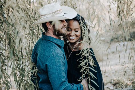 Interracial Couple Photoshoot, Biracial Wedding Interracial Couples, Rose Glasses, Anniversary Pics, Romantic Interracial Couples, Bwam Ambw Interracial Couples, Interracial Country Couples, Country Couple, Board Pictures