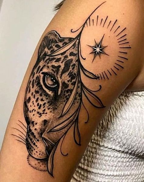 Leopard Tattoo Ideas, Leopard Tattoo, Mandala Hand Tattoos, Leopard Tattoos, E Tattoo, Elegant Tattoos, Feminine Tattoos, Dope Tattoos, Blackwork Tattoo