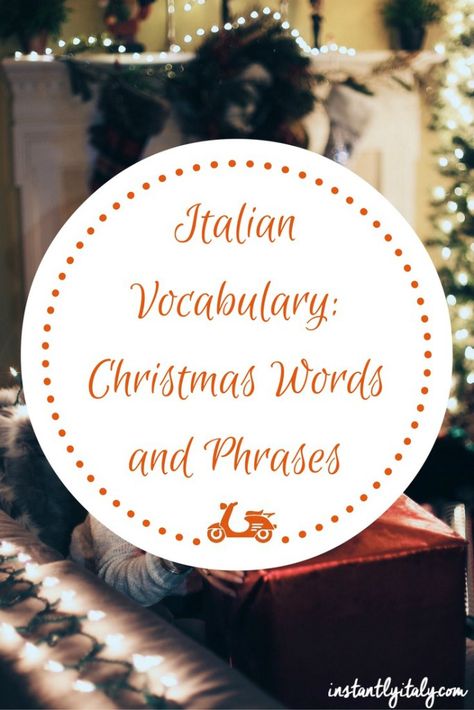 If you are looking for a complete Italian Christmas vocabulary, in this post you can find all the most important words and phrases to be used at Christmas. And loads of Italian Christmas traditions too. Italian Christmas Decor, Italian Christmas Decorations, Italian Christmas Traditions, Language Tips, Christmas In Italy, Italian Vocabulary, Italian Favorites, Italian Lessons, Italian Language Learning