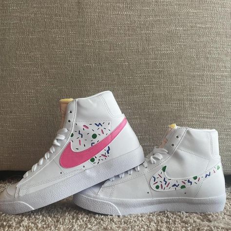 I might be biased but you should probably buy this on Depop 👍 https://depop.app.link/ON5pc7O7gsb Custom Blazers Nike, Custom Blazers, Blazers Nike, Blazer Mid 77 Vintage, Nike Blazer Mid 77, Nike Blazer Mid, Nike Blazers Mid, Shoe Design, Blazer Mid