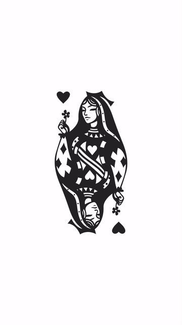 𝗹𝗶𝗻𝗱𝗮_𝗱𝘀𝗴𝗻 on Instagram: "Queen of Hearts 🖤

This creative Queen of Hearts logo is suitable for entertainment, clothing brand, studios and many others.

.
.
.
.
.

#logo #logos #logotype #design #illustration #QueenofHearts #cards #entertainment #feminine #clothing #art #queen #heart  #digital #aesthetic  #brand #identity #brandbook #designer #lindadsgn" Queen Of Hearts Logo, Queen Card Aesthetic, Queen Of Hearts Silhouette, Queen Of Hearts Illustration, Queen Of Hearts Art, Queen Illustration, Luncheon Ideas, Feminine Clothing, Digital Aesthetic