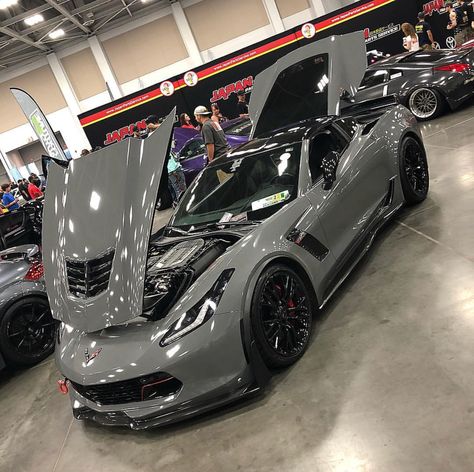 Widebody Corvette, Corvette C7 Z06, Corvette Race Car, Corvette C7 Stingray, C7 Z06, Gray Photo, C8 Corvette, Cj Jeep, Nardo Grey