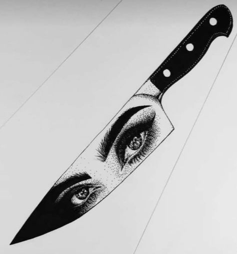 Reflection Tattoo, Acab Tattoo, Tattoo Eye, Food Tattoos, Knife Tattoo, Chest Tattoos For Women, Incredible Tattoos, Shoulder Tattoos For Women, Classic Tattoo