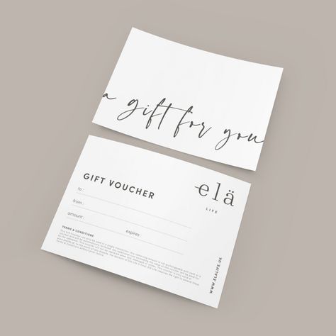 Gift Voucher Beauty Salon, Beauty Gift Voucher Design, Beauty Voucher Design, Gift Card Graphic Design, Voucher Design Ideas, Gift Certificate Ideas, Gift Certificate Design, Gift Card Ideas, Voucher Card