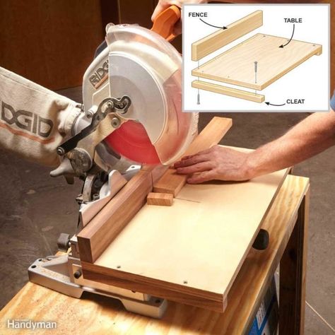 Accurate Miter Saw Cuts Wood Working Jigs, Bookcase Plans, Simple Bookcase, Work Shop Ideas, Woodworking Jig Plans, Wood Shop Ideas, Home Made Tools, Table Saw Jigs, Mitre Saw