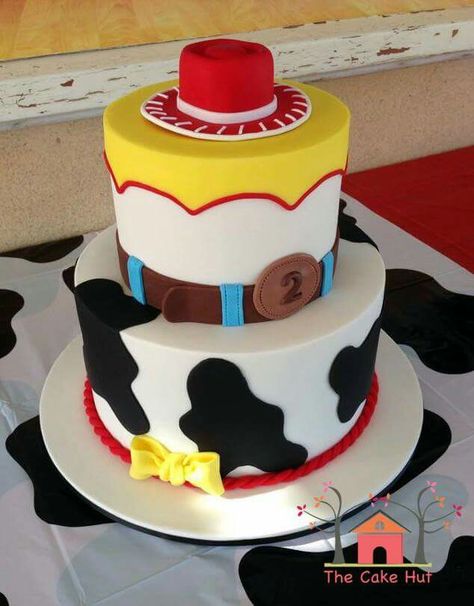 Jessie Toy Story Birthday Party Cake, Jesse Toy Story Cake, Jessie Cake Toy Story, Jessie Toy Story Cake, Jesse Toy Story, Toy Story Bday, 2nd Birthday Party For Girl, Toy Story Theme, Jessie Toy Story