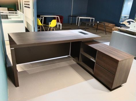 office desk Work Table Design Office, L Shape Office Table Design, Carpenter Projects, Registrar Office, Office Reception Table Design, Office Desk Design, Closet Design Plans, Stair Design Architecture, Reception Table Design