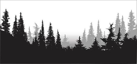 Image result for mountain treeline clipart Pine Tree Silloutes, Pine Trees Silhouette, Chris Angel, Tree Silhouette Tattoo, Florida Print, Trees Silhouette, Pine Tree Silhouette, Forest Silhouette, Dense Forest