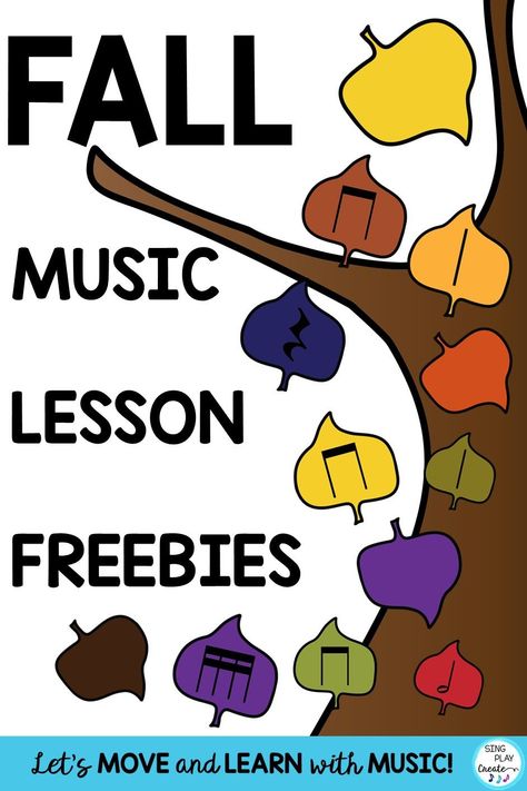 Get the FREE RESOURCES to help you experiment with some new fall music class lesson ideas! #singplaycreate #musicteacher #falllessons #fallmusiclessons #musiceducation #musiccurriculumforelementary #elementarymusiceducation #elementarymusiccurriculum #elementarymusiclessons #elementarymusicteacher #musiceducation #elementarymusicclass #kodalyclassroom #orfflessonsforelementary #orfflessons #kodalylessons #kodalyactivities Thanksgiving Music Lessons, Fall Music Activities, Kindergarten Music Lessons, Elementary Music Activities, Orff Music, Activities Elementary, Fall Lesson Plans, Music Class Activities, Kindergarten Music