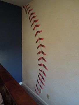 Baseball Wall Mural, Baseball Mural, Boys Beds, Baseball Bedroom, Baseball Christmas, Sport Decor, Baseball Room, Baseball Wall, Baseball Decor