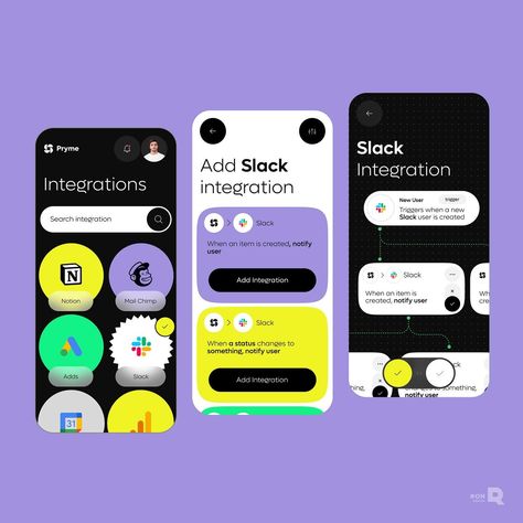 Your Digital Experience Agency (@rondesignlab) • Fotos e vídeos do Instagram Task Manager App, Moodboard App, Creative App Design, Uxui Design, App Design Trends, Task Management App, To Do App, App Map, Interactive Web Design