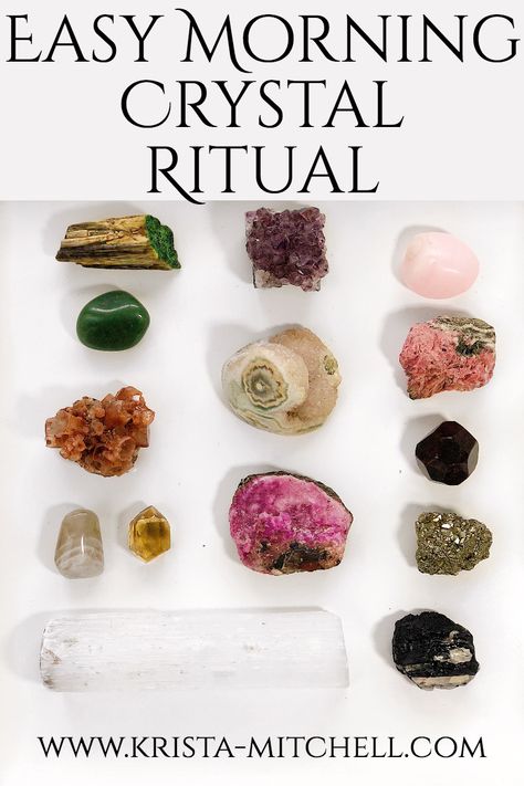 Even if it’s just taking five minutes to tune in to myself, center, and ... Crystal Chemistry, Crystal Rituals, Energy Shift, Jewelry By Brand, Gold Silver Jewelry, Easy Morning, Buying Gold, Crystal Therapy, Meditation Crystals