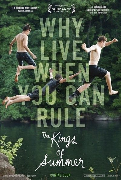 The Kings of Summer The Kings Of Summer, Summer Movie, I Love Cinema, Sundance Film Festival, Sundance Film, The Kings, Film Posters, Coming Of Age, Design Graphique