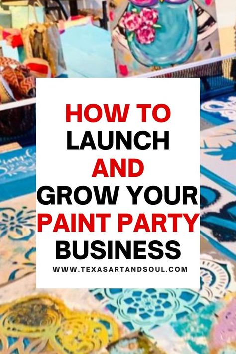 Paint N Sip, Therapy Art, Paint Party Ideas, Social Media Training, Have Fun Teaching, Sip And Paint, Career Ideas, Texas Art, Paint Nite