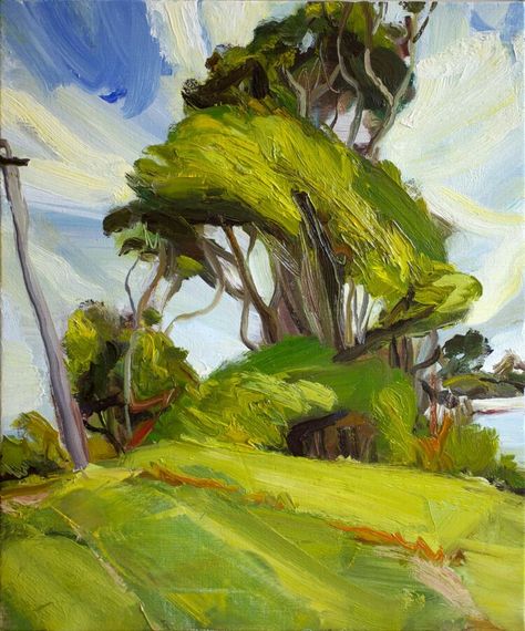 Robert Malherbe, Oil Painting Trees, Painting Trees, Tree Paintings, Trees Art, Landscape Art Painting, Forest Painting, Modern Art Paintings, Abstract Art Landscape