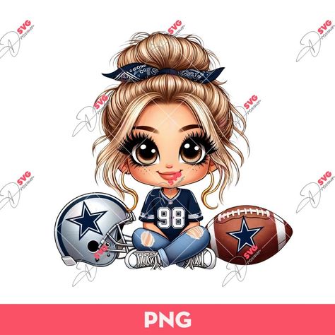 https://svgdreamer.store/cute-cartoon-girl-blonde-hair-dallas-cowboys-fan/ Dallas Cowboys Fans, Cute Cartoon Pictures, Drawing Techniques, Dallas Cowboys, Girl Cartoon, Cute Cartoon, The Dreamers, Dallas