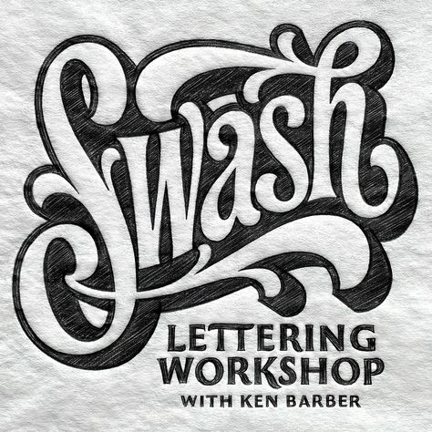 Swash pencil lettering Pattern Letters Design, Letters Sketch, Pencil Font, Pencil Lettering, Typography Sketch, Letter Styles, Workshop Sign, Sign Painting Lettering, Online Meeting