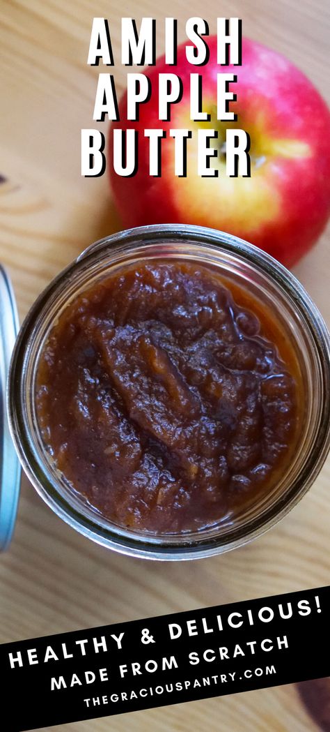 Homemade Apple Butter Instant Pot, Apple Butter Made With Honey, Apple Butter Recipe Stove Top, Apple Butter Canning Recipe, Apple Butter Recipe Canning, Apple Butter Recipe Crockpot, Healthy Apple Butter Recipe, Amish Apple Butter Recipe, Healthy Apple Butter