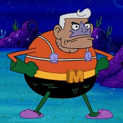 if he is a merman  where is his fish tail?  #wonder what's a person made him without a tail? #spongebob Spongebob Superhero, Spongebob Characters, Mermaid Man, Funny Morning Pictures, Super Strength, Superhero Characters, Horror Music, Movie Genres, Western Movies