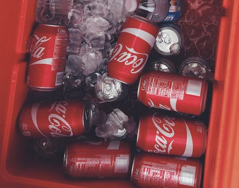 i n s t a g r a m - @ellxgymnxst Cherry Coke Aesthetic, Red Tumblr Aesthetic, Coke Aesthetic, Vintage Americana Aesthetic, Americana Aesthetic, Aesthetics Tumblr, Cherry Coke, Cherry Coke Can, I See Red