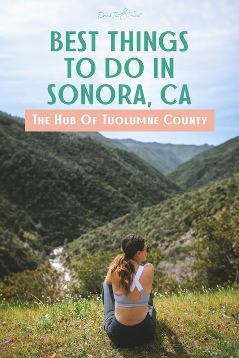 Discover the hidden gems of Sonora, CA with our ultimate guide to the best things to do! From charming historic sites to thrilling outdoor activities, there's something for everyone in this picturesque town. Plan your next adventure today and experience the beauty and excitement of Sonora at www.drinkteatravel.com | travel guides Sonora California, Pinecrest Lake, Continents And Countries, Sierra Nevada Mountains, Adventure Bucket List, Drink Tea, Visit California, Road Trip Planning, California Beach