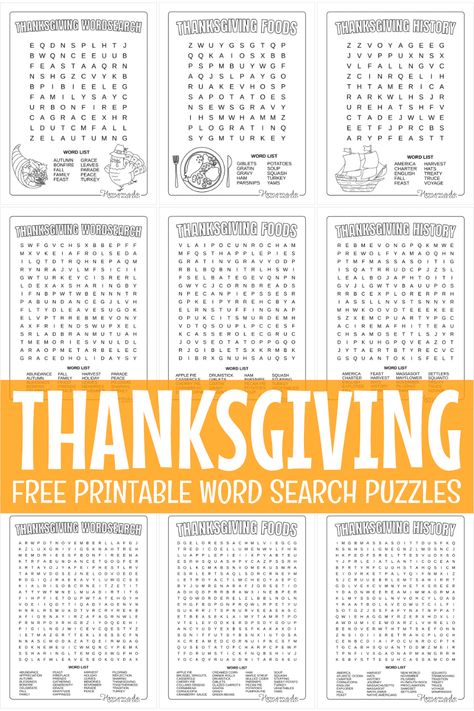 Free Printable Thanksgiving Word Search Puzzles for Kids Thanksgiving Logic Puzzles Free, Thanksgiving Crossword Free Printable, Thanksgiving Puzzles Free Printable, Free Word Search Puzzles Printables, Free Thanksgiving Printables For Kids, Free Word Search Printables, Thanksgiving Word Search Free Printable, Thanksgiving Word Search For Kids, Thanksgiving Crossword Puzzle