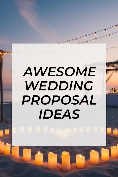 Looking for unforgettable ways to pop the question? Check out these 7 unique wedding proposal ideas to help you plan a moment your partner will love! From beautiful outdoor settings to cozy indoor nights, each idea is sure to create special memories you'll both treasure. Plus, we have tips to make your proposal truly magical! Get ready to make your love story even more exciting. Save this pin for the best advice on planning the perfect wedding proposal and follow for more fun ideas! Unique Wedding Proposal Ideas, Proposal Ideas Winery, Proposal Ideas In The Woods, Romantic Wedding Proposals, Farm Proposal Ideas, Outdoor Proposal Ideas Simple, Proposal Set Up Ideas Outside, Intimate Proposal Ideas, Proposal Set Up Ideas