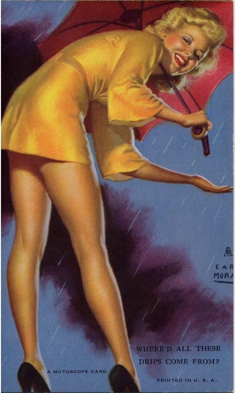 ✿ Earl MORAN (1893 -1984) ✿ | Catherine La Rose ~ The Poet of Painting 80s Pinup, Earl Moran, Pin Up Illustration, Pin Up Posters, Pin Up Model, La Rose, Shopping World, Pin Up Art, Vintage Pinup