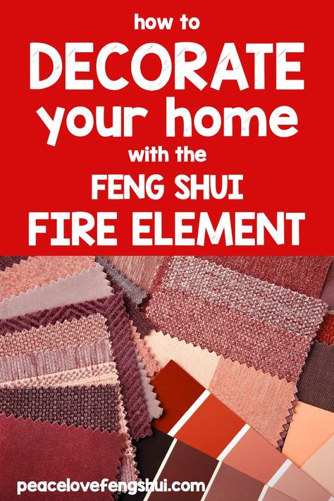 Feng Shui Fire Element Decor, Feng Shui Elements Chart, Earth Feng Shui, Feng Shui Water Element, Feng Shui Tips For Money, Feng Shui Tips For Wealth, Elements Chart, Feng Shui Directions, Living Room Feng Shui