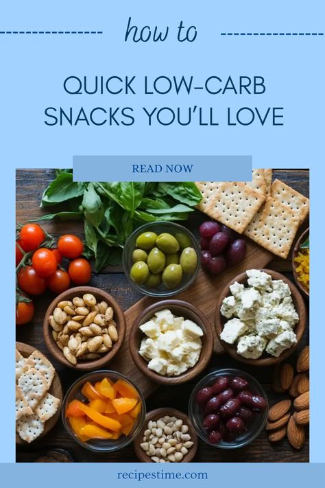 Looking for delicious low-carb snack ideas? Look no further! From crunchy cheese crisps to flavorful veggies with dip, these healthy snacks will satisfy your cravings without leaving you feeling guilty. Perfect for a post-workout boost or an afternoon munchies treat, these quick recipes are easy to whip up and full of flavor. Discover how to keep it simple and enjoyable with satisfying options that complement your low-carb lifestyle. Say goodbye to boring snacks and hello to tasty bites! Clean Snacks Healthy, Healthy Snacks Recipes Savory, Lo Carb Snacks, Low Carb Crunchy Snacks, Low Carb Snack Ideas, Snack Ideas Healthy, Low Sodium Snacks, Healthy Savory Snacks, Easy Low Carb Snacks