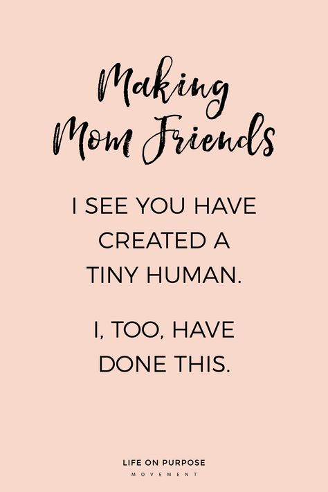 Do you struggle to make mom friends? Motherhood is hard—and uniquely challenging for introverted moms. We need each other. #introverts #motherhood #momfriends Making Mom Friends, Co-parenting, What Is Sleep, Motherhood Inspiration, Mom Friends, Parenting Plan, Parenting Solutions, Parenting Classes, Mom Life Quotes