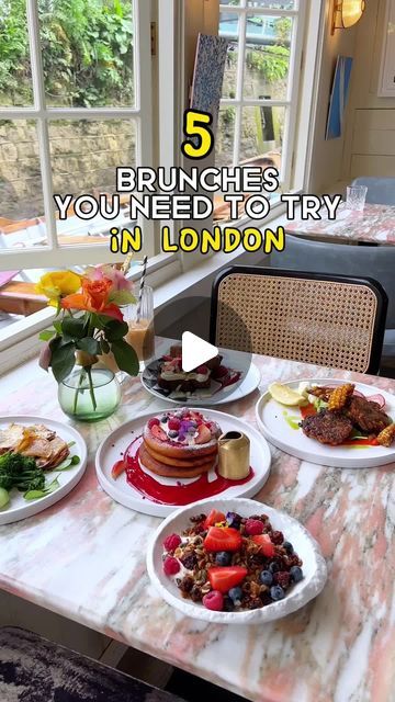 17K views · 1.4K likes | Love Great Britain 🇬🇧 on Instagram: "Check out these 5 must-try spots in London serving up brunch delights that'll make your weekend! 🥞🍳 #brunchgoals ❤️" London Places To Eat, London List, Brunch London, Secret Places In London, Gluten Free London, Breakfast On A Budget, Exploring London, London Breakfast, Afternoon Tea London