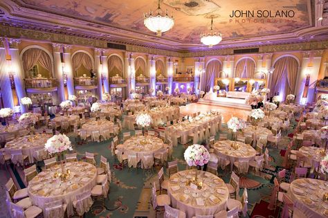 Photography by John Solano Wedding Reception Seating Arrangement, Prom Venues, Wedding Floor Plan, Wedding Hall Decorations, Wedding Reception Seating, Dance Floor Wedding, Event Hall, Reception Seating, Weddings By Color