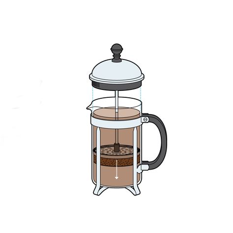 This coffee brewing method makes a single cup of full-flavored coffee with a rich body. Coffee Maker Recipes, Coffee Tips, Coffee Brewing Methods, Coffee Delivery, Coffee Geek, Coffee Guide, Flavored Coffee, French Press Coffee Maker, Make Coffee