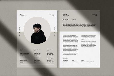 CV RESUME TEMPLATE on Behance Cv Website, Cv Original, Minimal Resume Template, It Cv, Cv Inspiration, Graphic Design Cv, Minimal Resume, Architecture Portfolio Design, Creative Cv