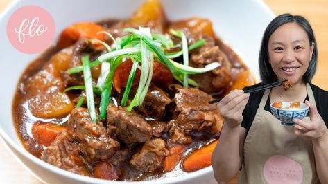 Beef Salpicao Recipe, Flo Lum, Beef Soup Slow Cooker, Chinese Beef Stew, Beef Stew Soup, Daikon Recipe, Braising Recipes, Chinese Beef, Authentic Chinese Recipes